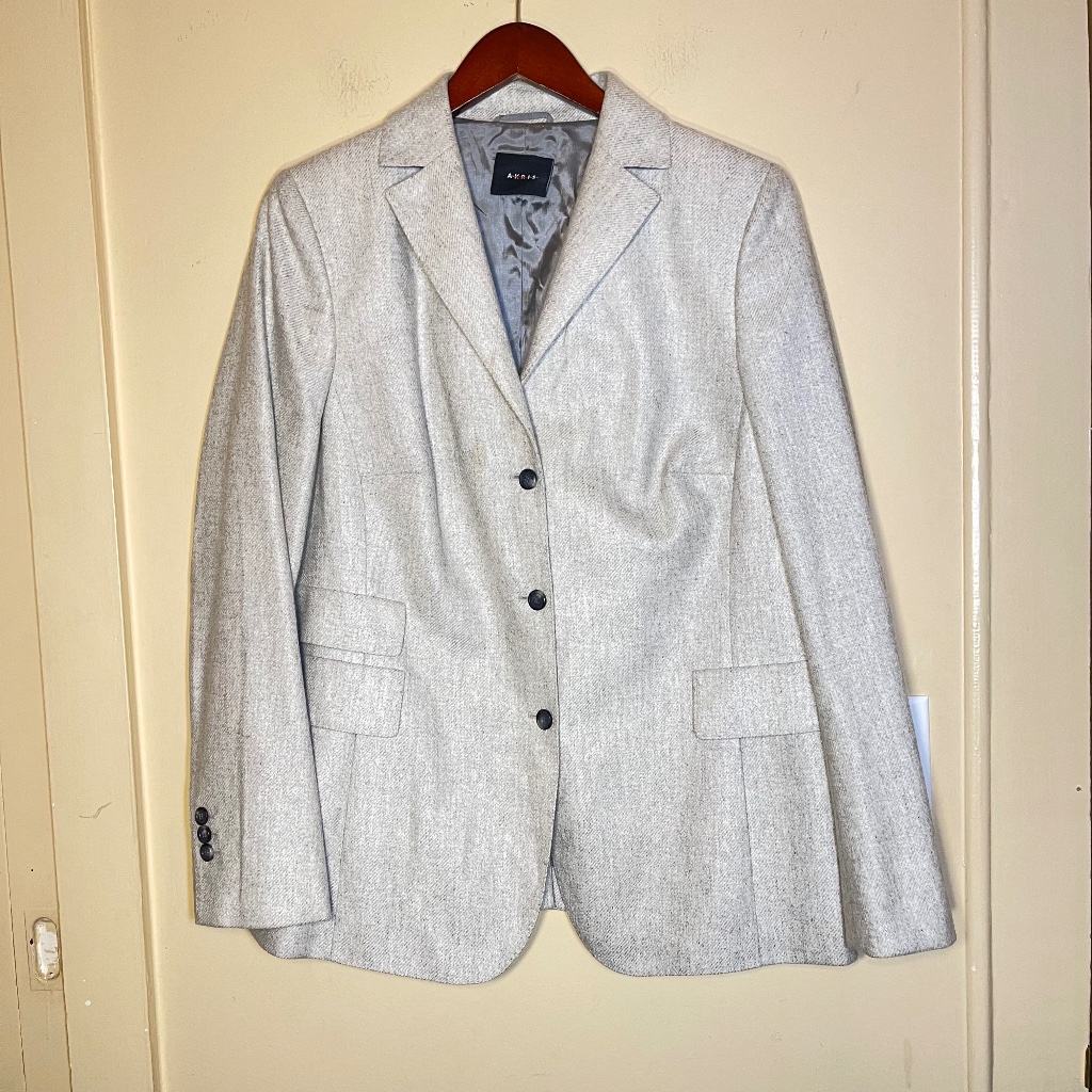 Akris Cashmere Gray Blazer